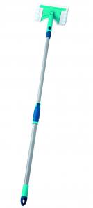 Leifheit Tile and Bath Wiper Flexi Pad with Telescopic Handle