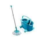 CLEAN TWIST Ergo Disc Mop Set with Rolli..