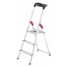 Aluminium  LADDERS  with  multi function tray.  STANDARDLINE  L60 -3 step 