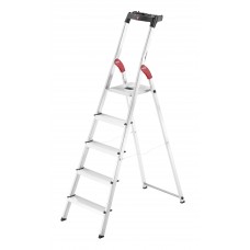 Aluminium  LADDERS  with multi function tray.  STANDARDLINE  L60 -5 step