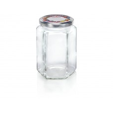 Leifheit Hexagonal jar 770 ml. Set of 6 nos.