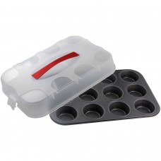 Dr.Oetker Muffin tin with cover 12 cups