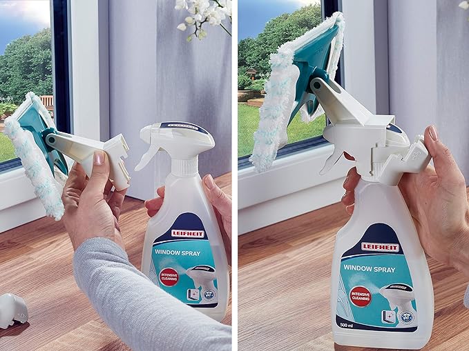 Window Spray Liquid Leifheit Window Spray Cleaner micro duo 20 cm 500 ml Glass cleaner