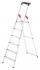 Aluminium  LADDERS  with  multi function tray. STANDARDLINE  L60 -6 step 