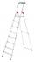  Aluminium  LADDERS  with multi function tray. STANDARDLINE  L60 - 8 step 