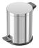 Hailo Solid M Stainless steel ,Pedal Bin with plastic inner bin 12L