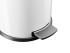 Hailo Solid S  White ,Pedal Bin with plastic inner bin 4L