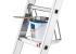 Aluminium hang-in step For rung ladders