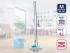 Leifheit Floor wiper POWER CLEAN M micro duo. Wiping width: 33 cm