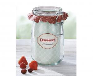 Leifheit Clip top jar 1140  ml. Set of 6 nos