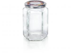 Leifheit Hexagonal jar 770 ml. Set of 6 nos.